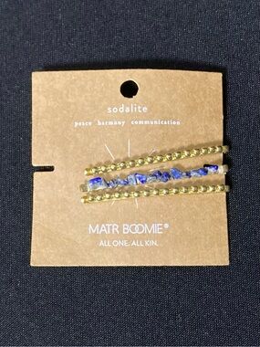 ⭐️ Matr Boomie Sodalite Crystals Indali Bobbie Pins Set Of 3